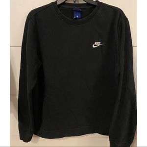 Black Nike Pullover Crew Neck Sweatshirt